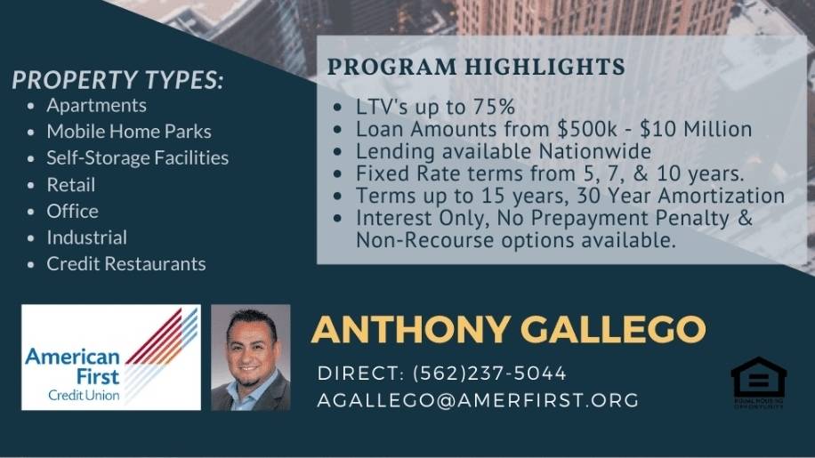 Anthony Gallego - Commercial Mortgage Banker | 6 Pointe Dr Suite 400, Brea, CA 92821, USA | Phone: (562) 237-5044