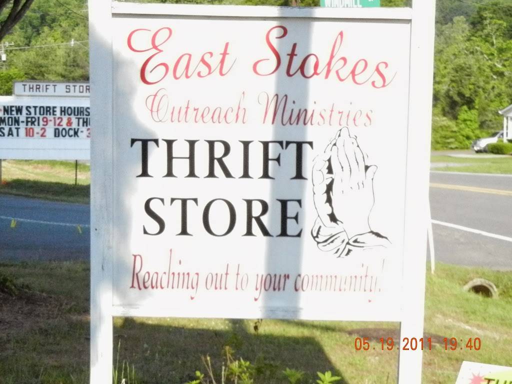 East Stokes Thrift Store | 301 3rd St, Walnut Cove, NC 27052 | Phone: (336) 591-3237