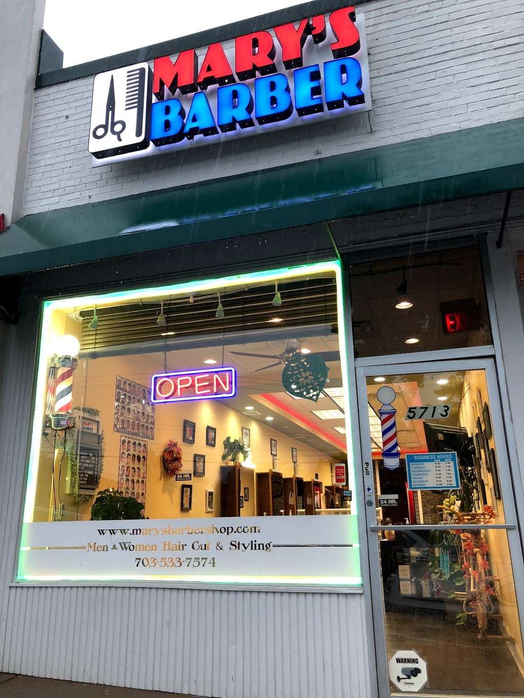 Marys Barber Shop | 5713 Lee Hwy, Arlington, VA 22207 | Phone: (703) 533-7574
