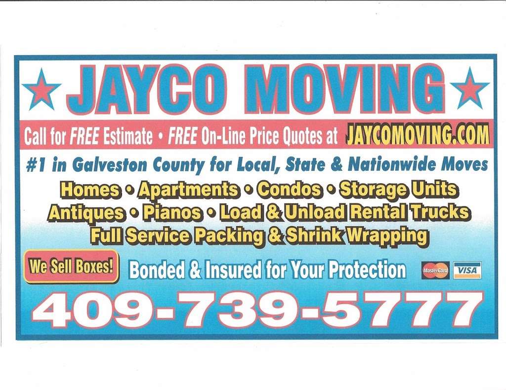 Jayco Moving Company | 3504 Tower Rd, Santa Fe, TX 77517, USA | Phone: (409) 739-5777