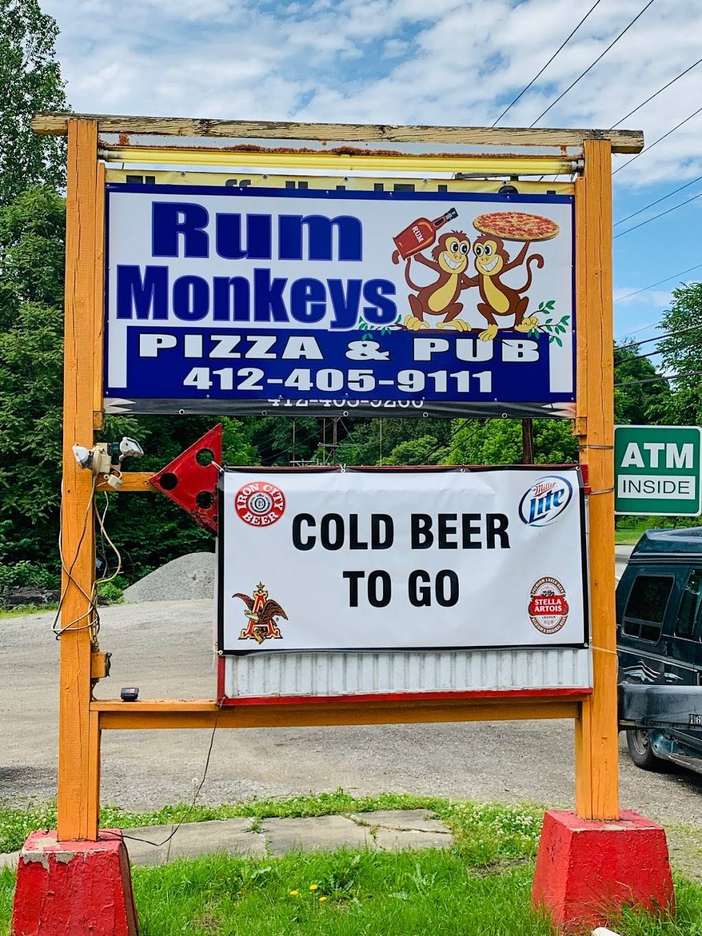 Rum Monkeys Pizza & Pub | 1617 State St, Jefferson Hills, PA 15025, USA | Phone: (412) 405-9072