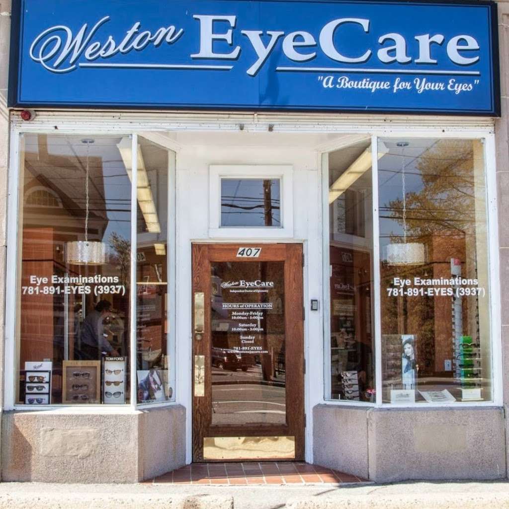 Weston Eye Care | 407 Boston Post Rd, Weston, MA 02493, USA | Phone: (781) 891-3937