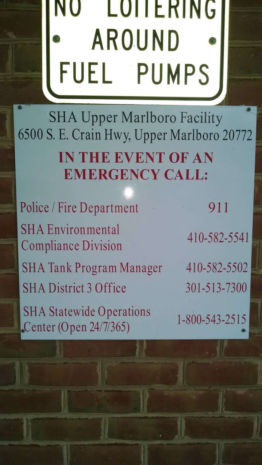 SHA Upper Marlboro Facility | 6500 Crain Hwy, Upper Marlboro, MD 20772, USA