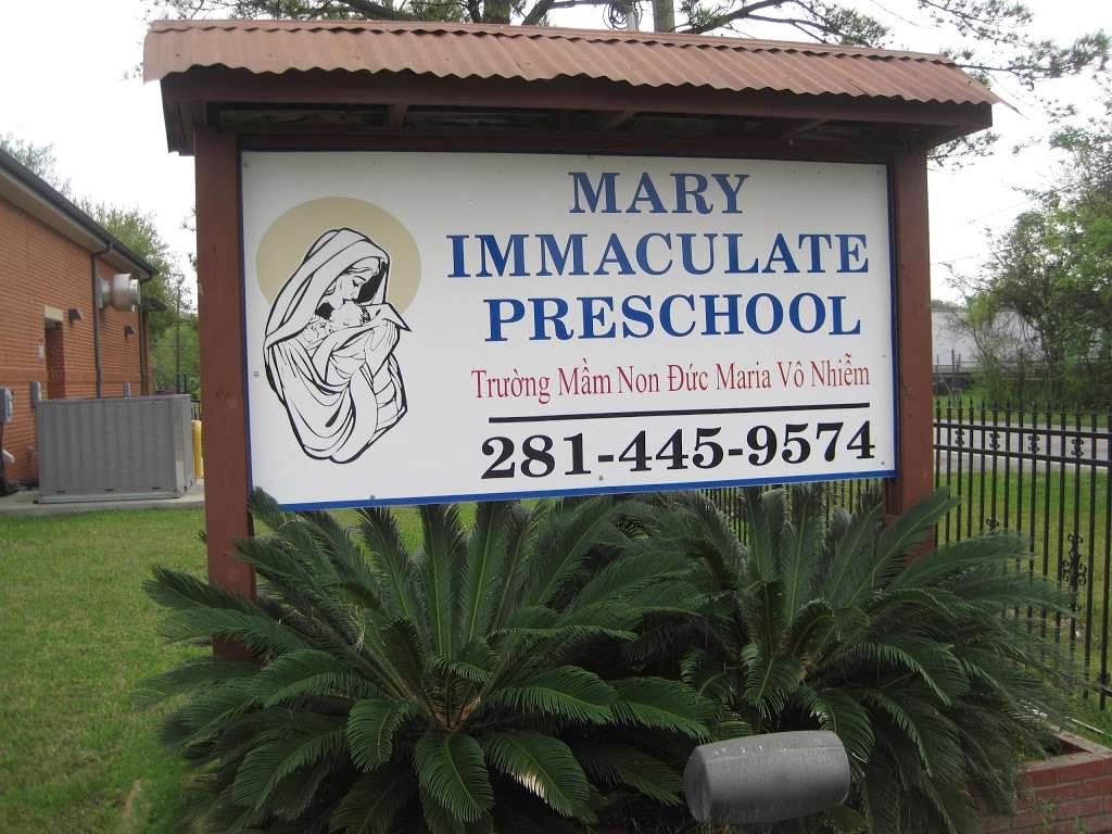 Mary Immaculate Preschool | 5900 Chippewa Blvd, Houston, TX 77086, USA | Phone: (281) 445-9574