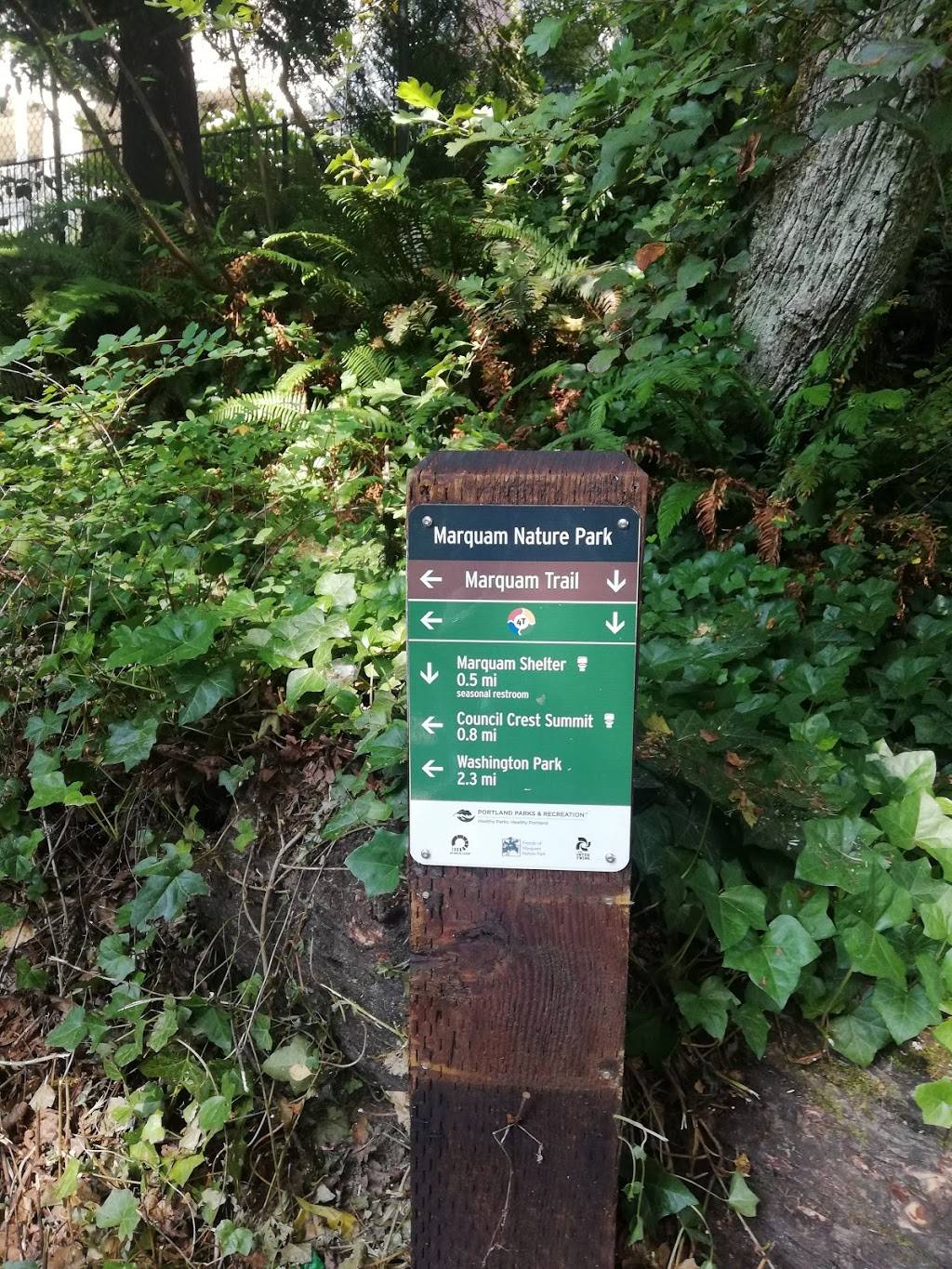 Marquam Nature Park | Main entrance:, SW Marquam St, Portland, OR 97201, USA | Phone: (971) 599-3667
