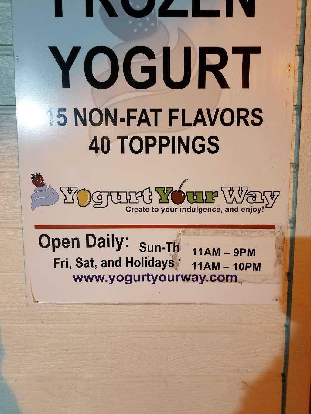 Yogurt Your Way | 2134 Avenida De La Playa, La Jolla, CA 92037, USA | Phone: (858) 456-2000