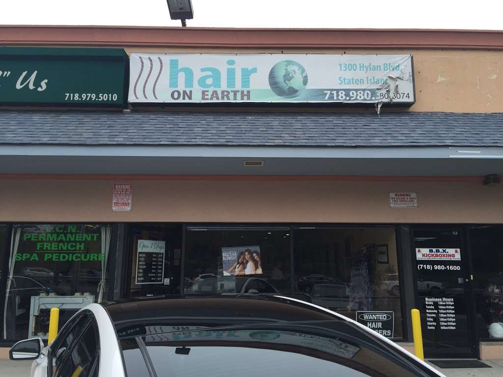 Hair On Earth | 4330 Amboy Rd, Staten Island, NY 10312, USA | Phone: (718) 948-1144