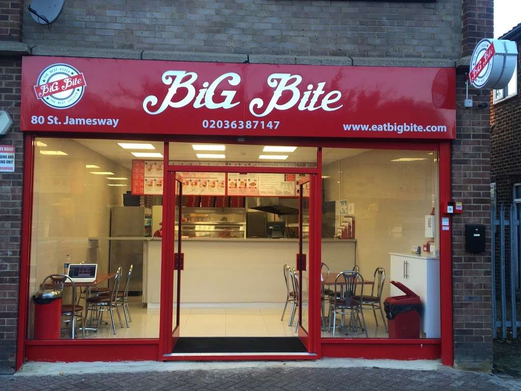 Big Bites Fast Food | 80 St James Way, Sidcup DA14 5HF, UK | Phone: 020 3638 7147