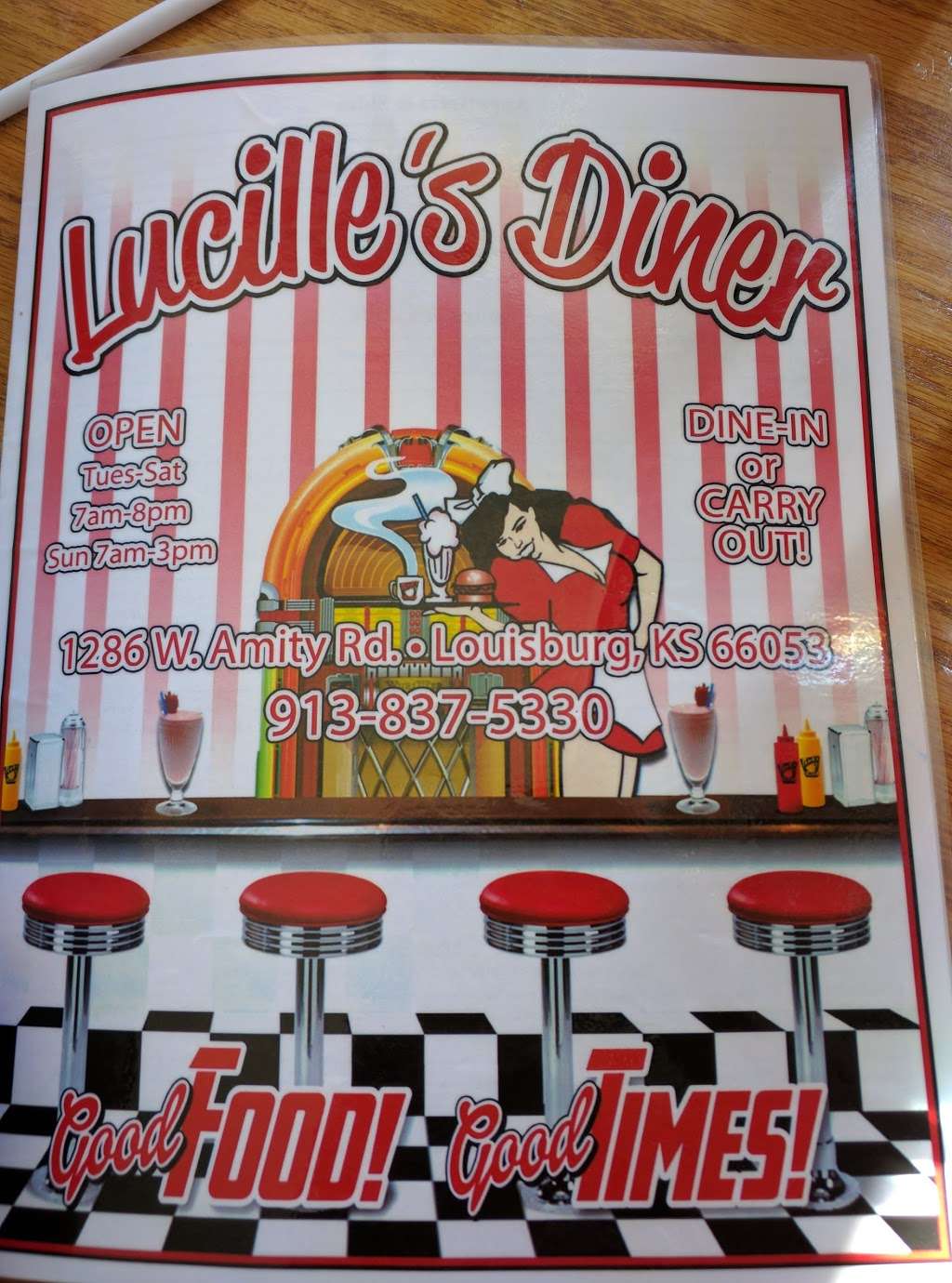 Lucille Restaurant | 1400 W Amity St Louisburg, KS 66053, Louisburg, KS 66053 | Phone: (913) 837-5330