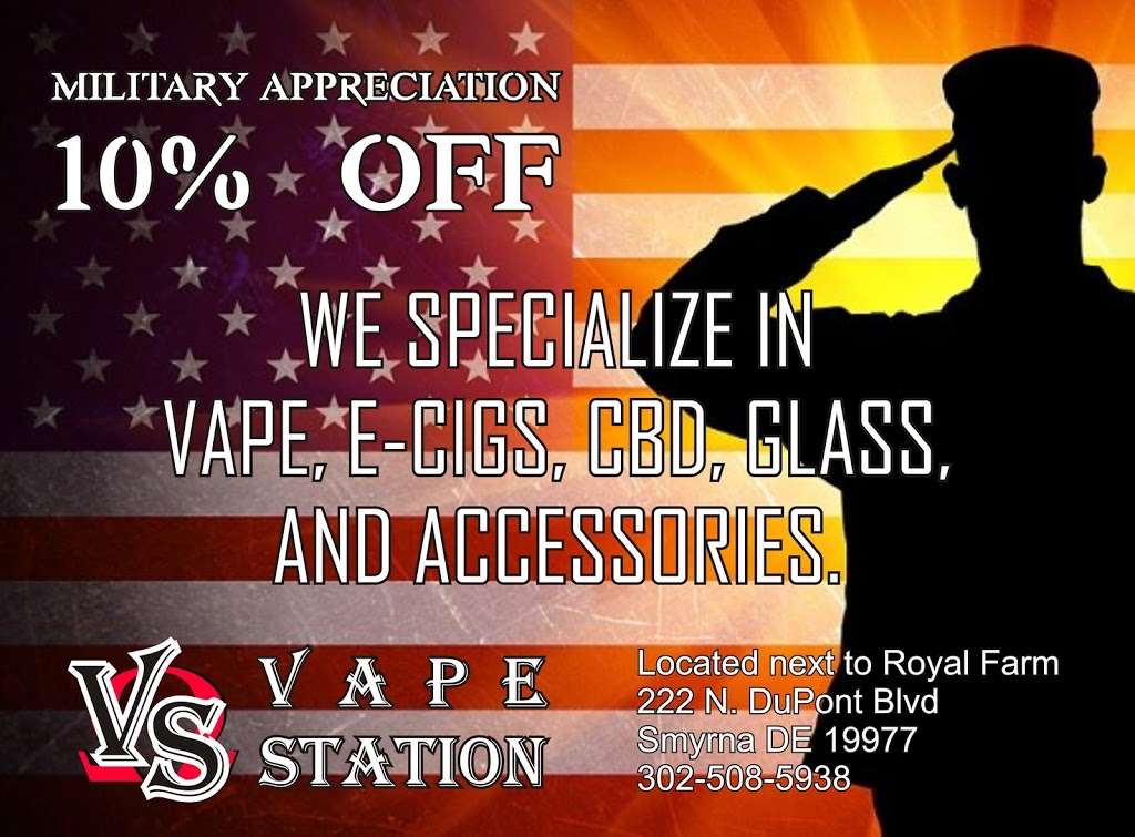 Vape Station Delaware | 222 N Dupont Hwy, Smyrna, DE 19977, USA | Phone: (302) 508-5938