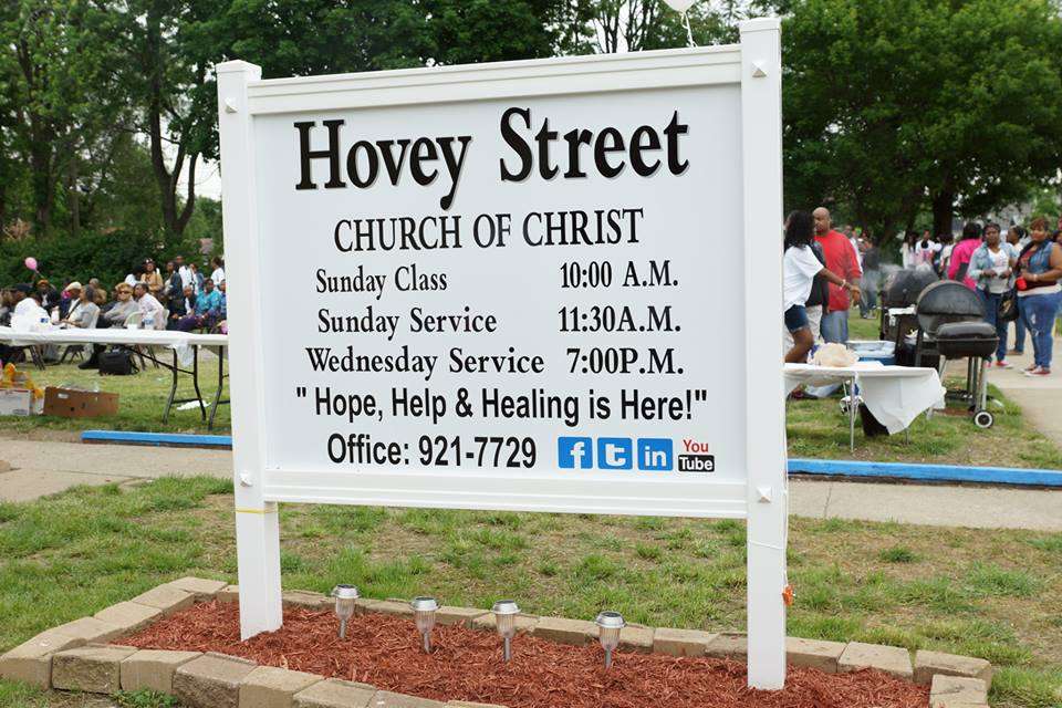 Hovey St Church of Christ | 2338 Hovey St, Indianapolis, IN 46218, USA | Phone: (317) 921-7729