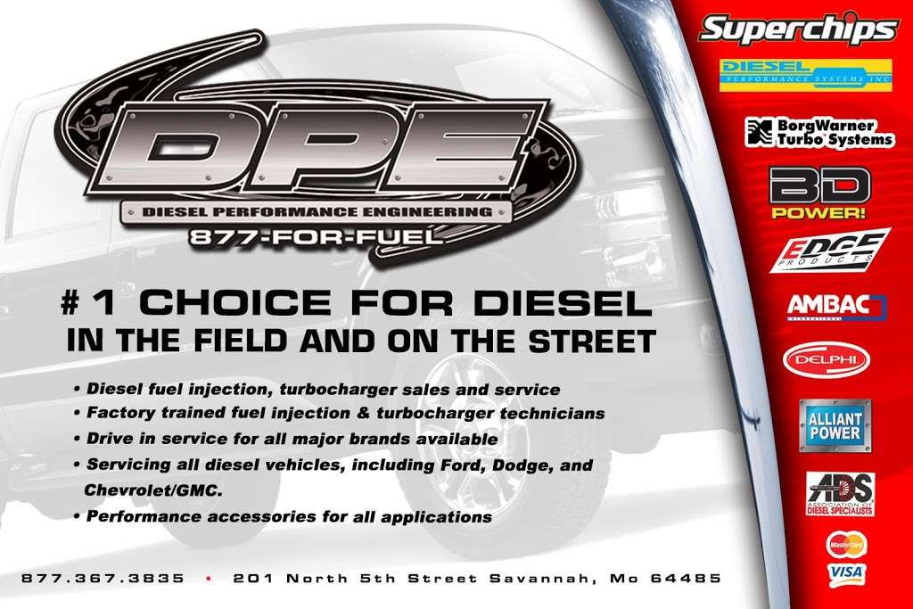 Diesel Performance Engineering | 201 N 5th St, Savannah, MO 64485, USA | Phone: (816) 324-6680