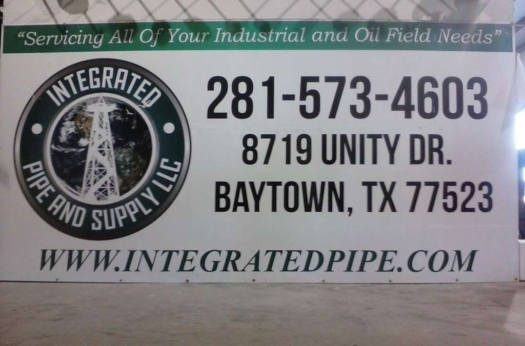 Integrated Pipe & Supply | 8719 unity drive, Baytown, TX 77523, USA | Phone: (281) 573-4603