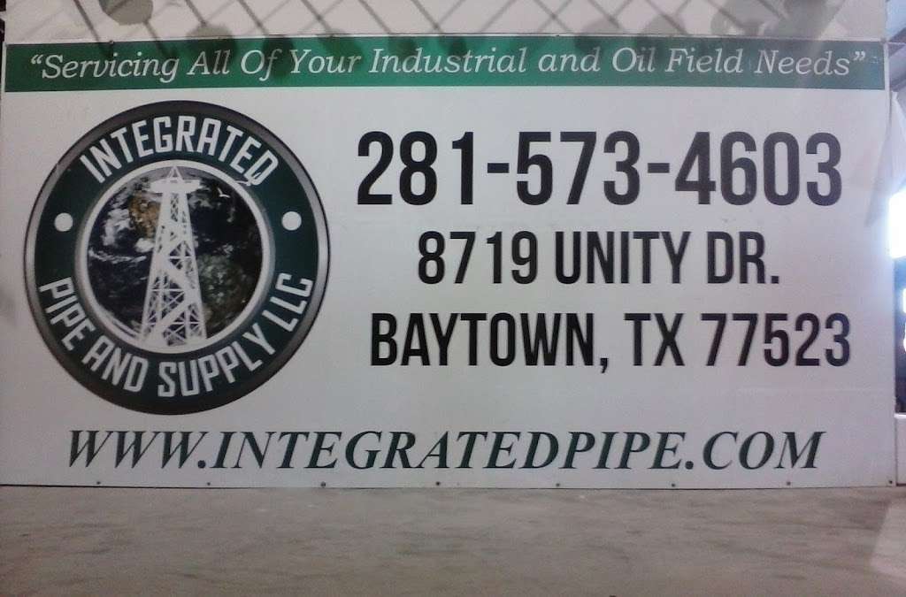 Integrated Pipe & Supply | 8719 unity drive, Baytown, TX 77523 | Phone: (281) 573-4603