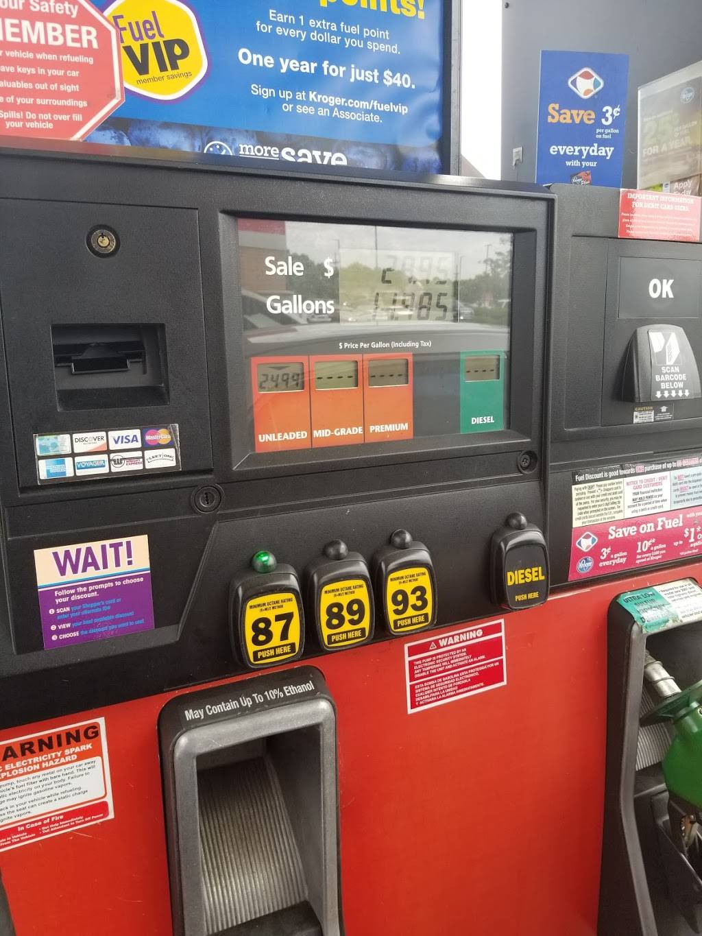 Kroger Fuel Center | 101 Fairview Rd, Ellenwood, GA 30294, USA | Phone: (770) 389-6071