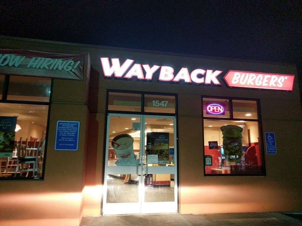 Wayback Burgers | 1547 California Cir, Milpitas, CA 95035, USA | Phone: (408) 262-7100