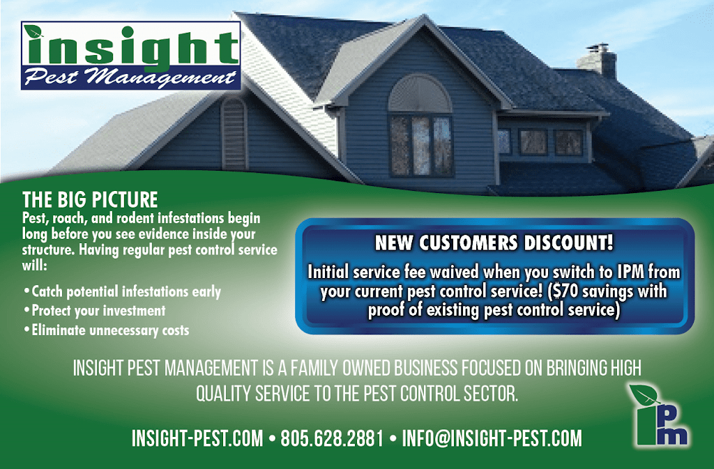 Insight Pest Control Newbury Park : Termite Inspection & Extermi | 3537 Old Conejo Rd #118, Newbury Park, CA 91320, USA | Phone: (805) 586-3826