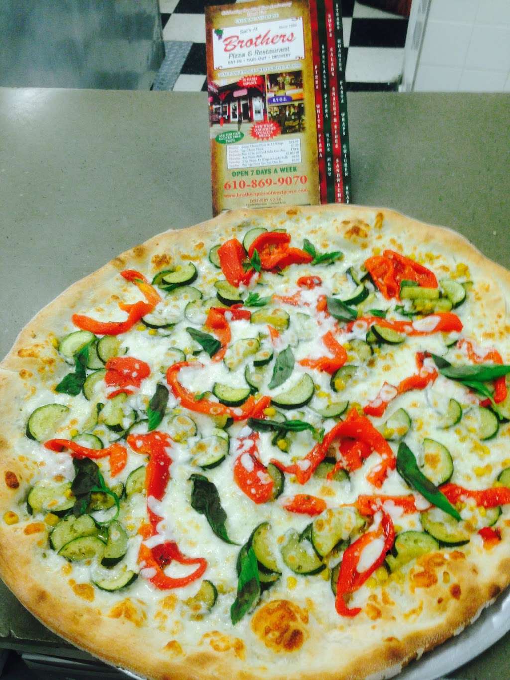 Brothers Pizza & Restaurant | 7 Exchange Pl, West Grove, PA 19390, USA | Phone: (610) 869-9070