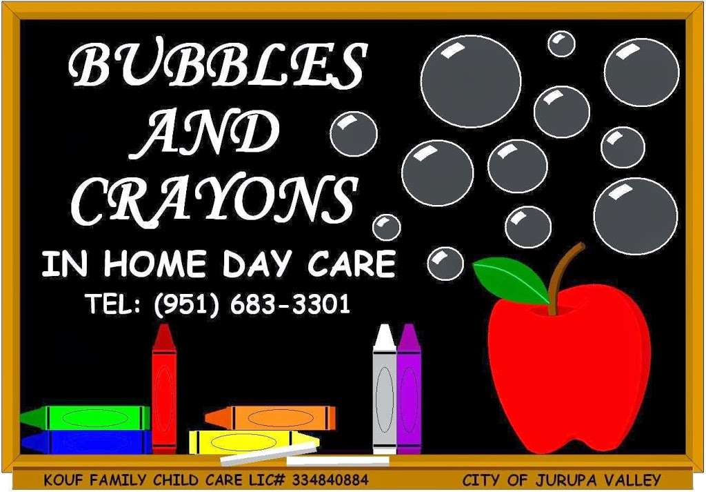Bubbles and Crayons Day Care | 4041 Estrada Dr, Riverside, CA 92509, USA