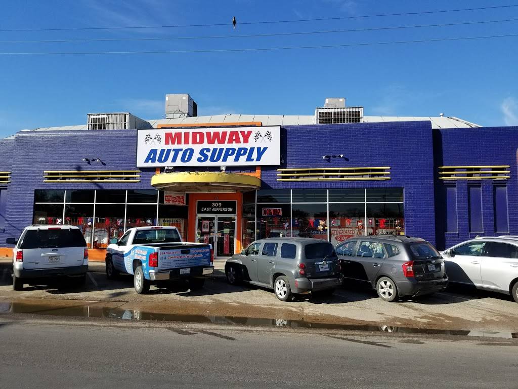 Midway Auto Supply | 309 E Jefferson Blvd, Dallas, TX 75203, USA | Phone: (214) 941-3113