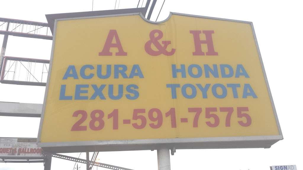 A & H Auto Repair- Acura, Honda, Lexus & Toyota Specialist | 9520 North Fwy, Houston, TX 77037, USA | Phone: (832) 781-0009