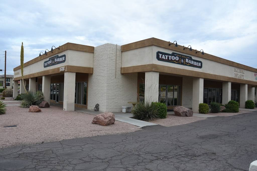 Sun Gold Tattoo & Barber | 1608 N Miller Rd UNIT 3, Scottsdale, AZ 85257, USA | Phone: (480) 398-7375
