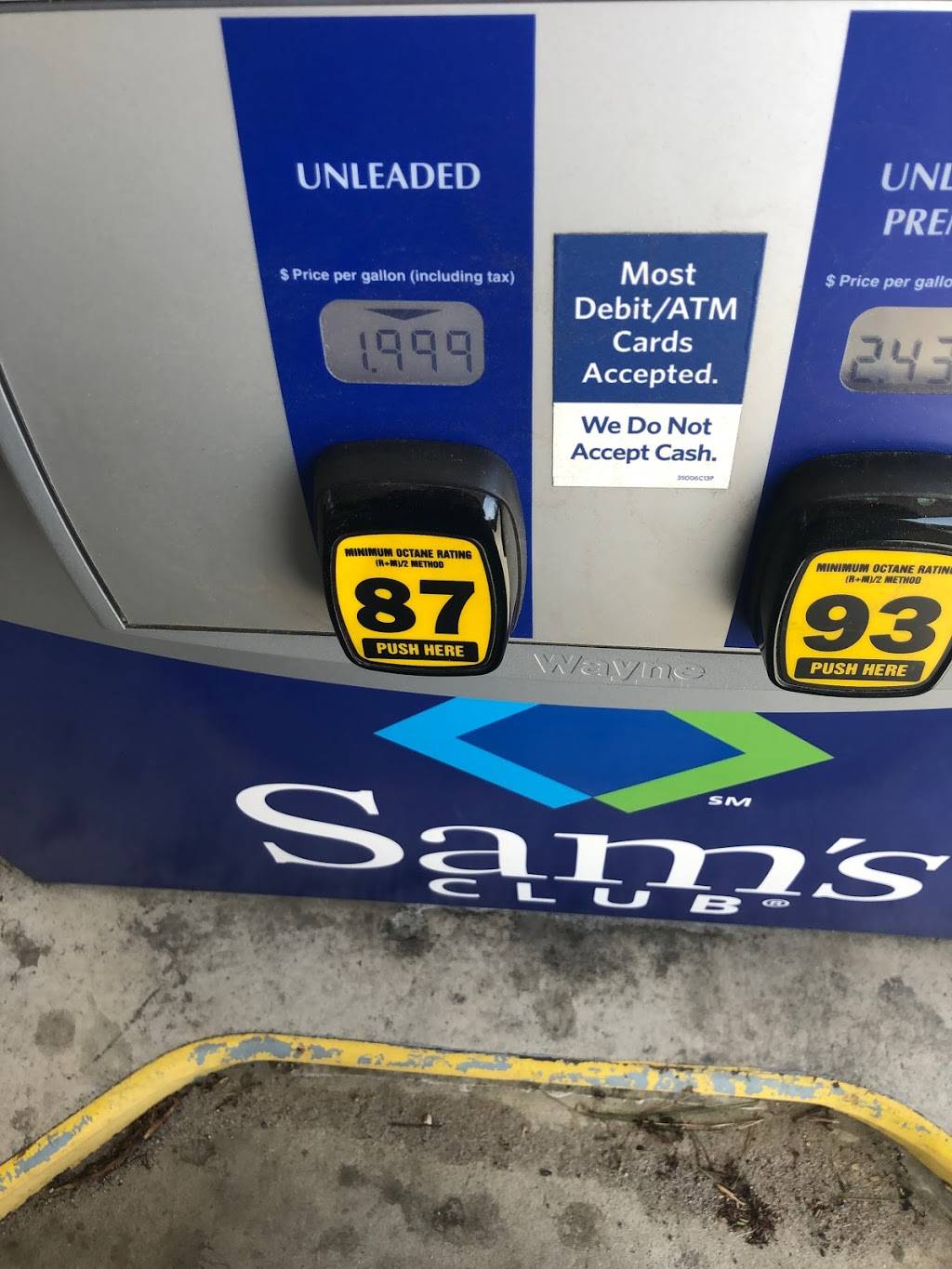 Sams Club Gas | 2537 S Saunders St, Raleigh, NC 27603, USA | Phone: (919) 839-1700