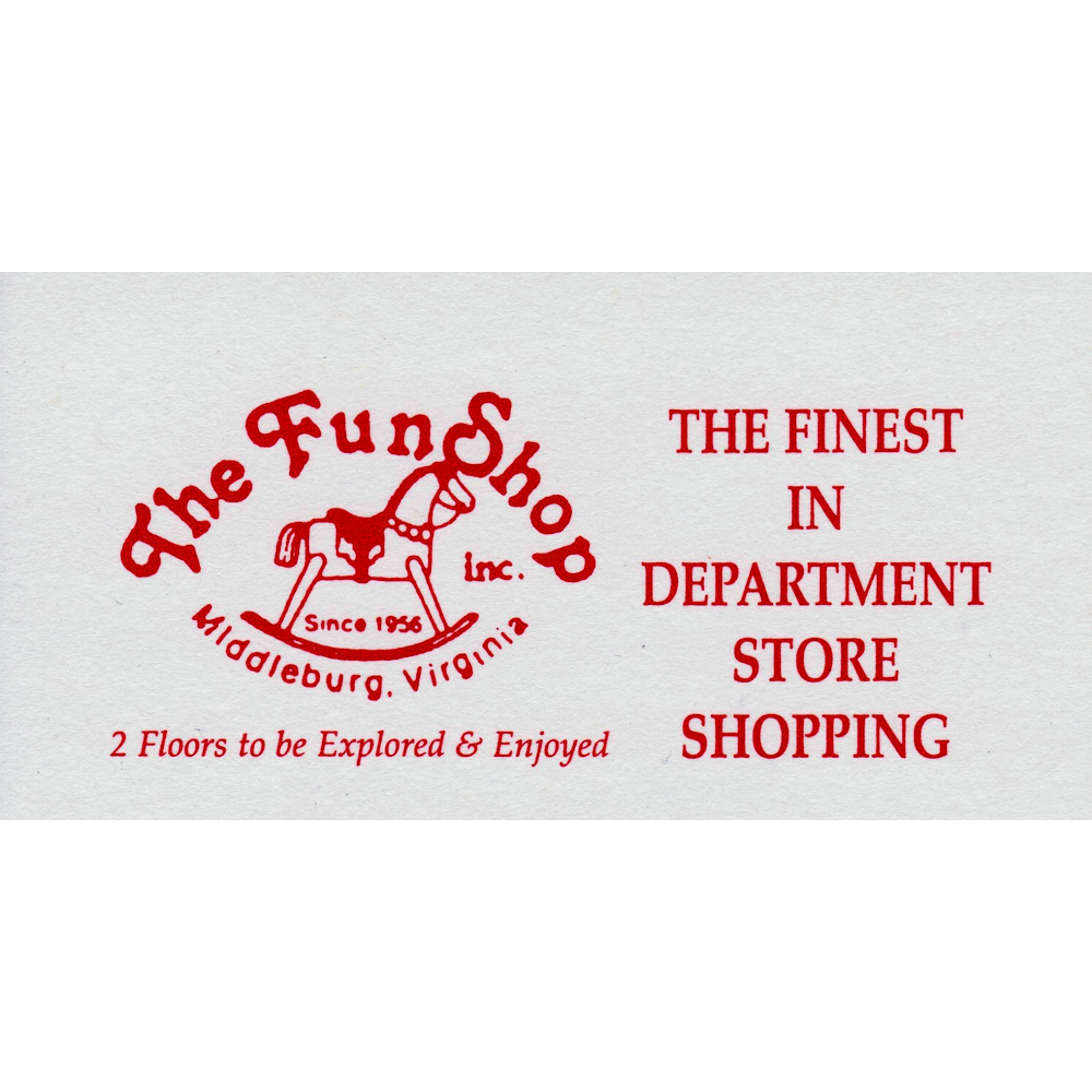 The Fun Shop | 115 W Washington St, Middleburg, VA 20117, USA | Phone: (540) 687-6590