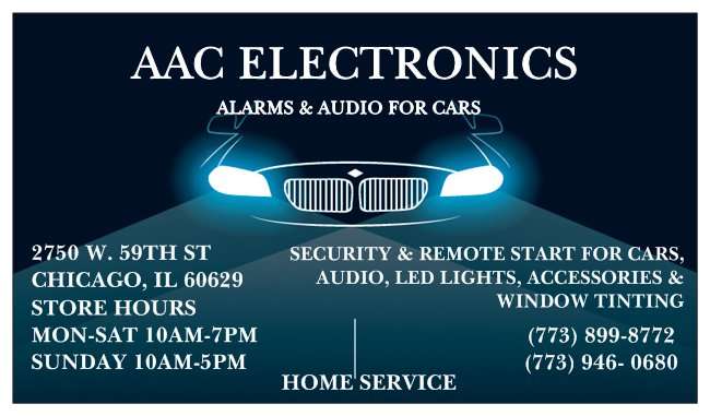 AAC Electronics | 2750 W 59th St, Chicago, IL 60629, USA | Phone: (773) 899-8772