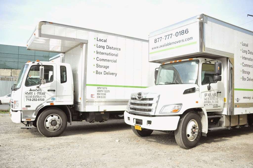 Available Movers & Storage | 656 E 133rd St, The Bronx, NY 10454, USA | Phone: (718) 292-6500