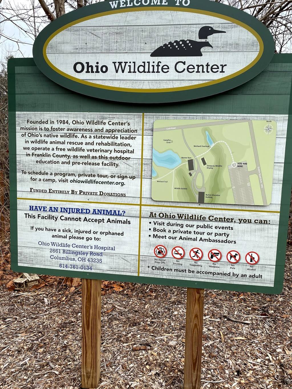 Ohio Wildlife Center | 6131 Cook Rd, Powell, OH 43065, USA | Phone: (614) 734-9453