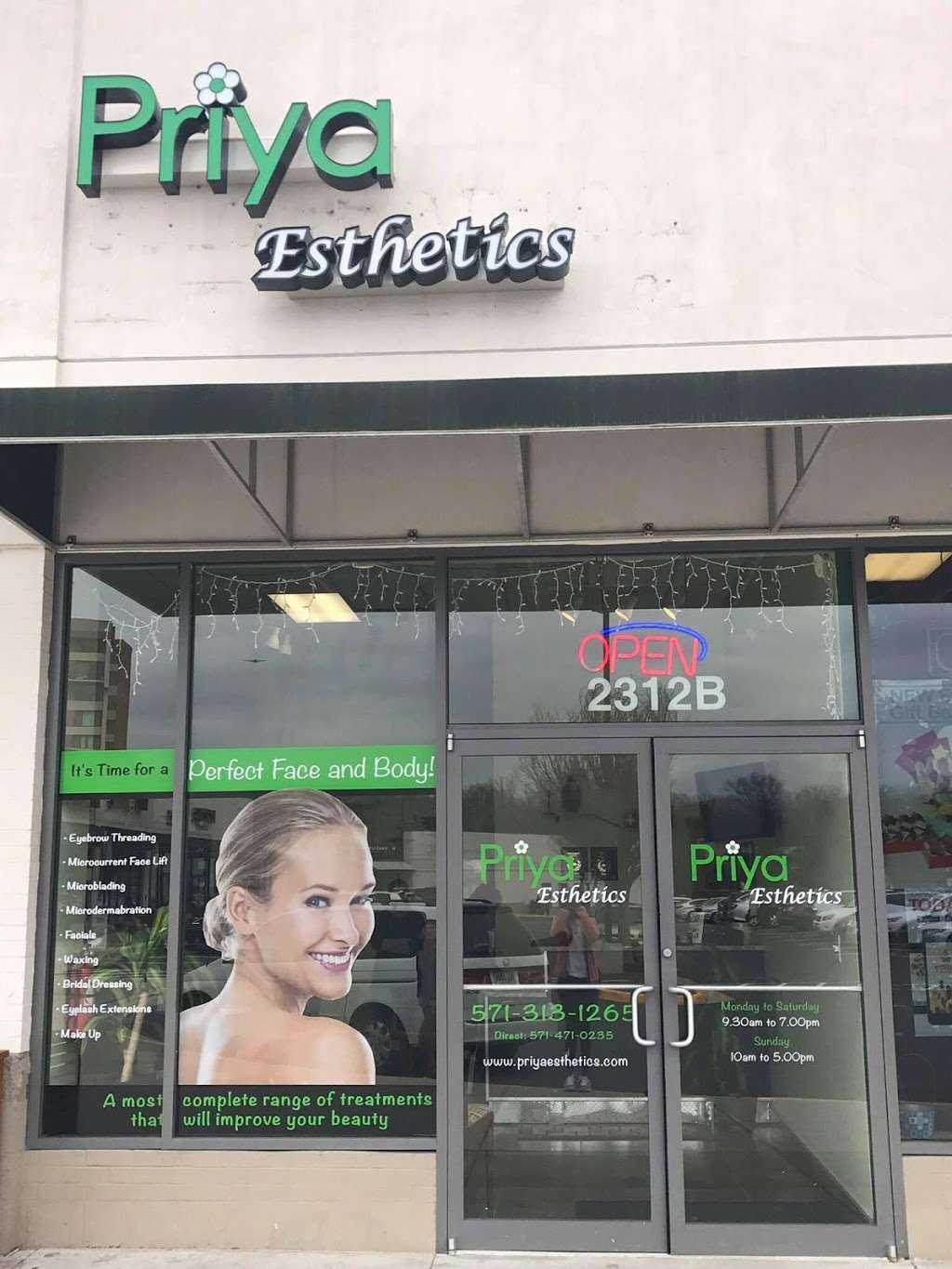 Priya Esthetics | 2312 Hunters Woods Plaza, Reston, VA 20191 | Phone: (571) 313-1265