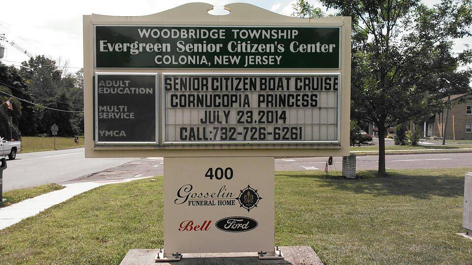 Evergreen Senior Center - Woodbridge Township | 400 Inman Ave, Colonia, NJ 07067, USA | Phone: (732) 726-6262