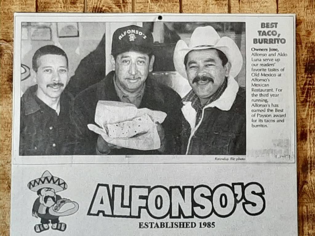 Alfonsos Mexican Food | 1925 E Brown Rd, Mesa, AZ 85203, USA | Phone: (480) 834-4495