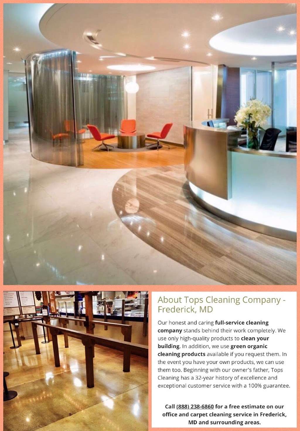 Tops Cleaning, Inc. | 3616 Spring Hollow Ln, Frederick, MD 21704, USA | Phone: (240) 315-3222