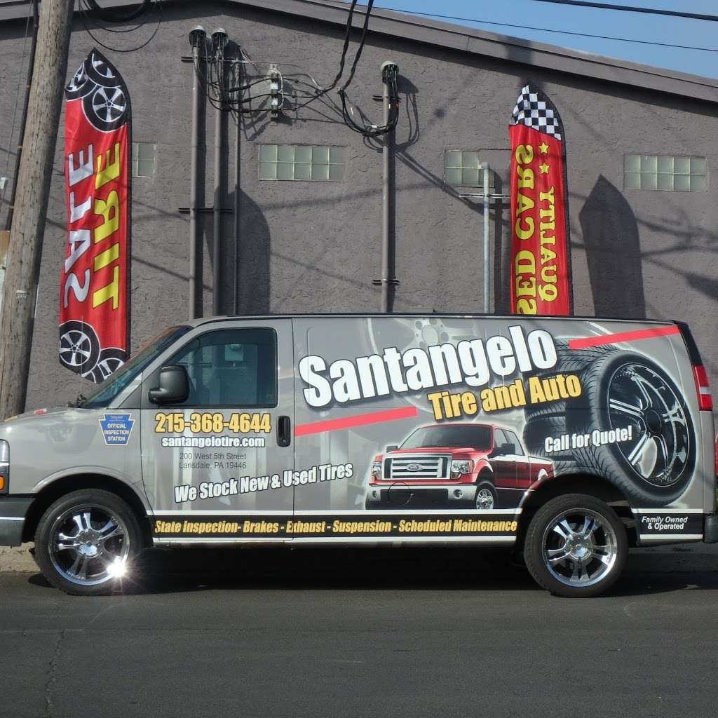 Santangelo Tire & Auto LLC | 200 W 5th St #101, Lansdale, PA 19446 | Phone: (215) 368-4644