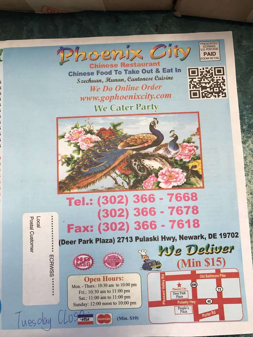 Phoenix City | 2713 Pulaski Hwy, Newark, DE 19702, USA | Phone: (302) 366-7668