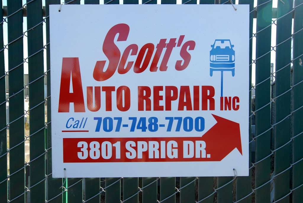 Scotts Auto Repair Inc. | 3801 Sprig Dr, Benicia, CA 94510, USA | Phone: (707) 748-7700