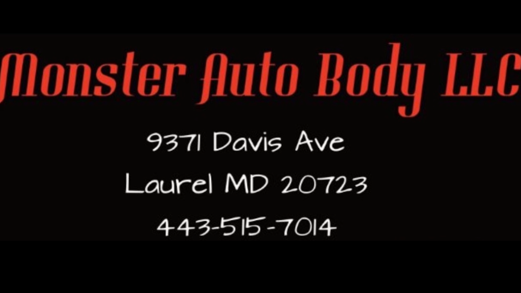 Monster Auto Body LLC | 9371 Davis Ave, Laurel, MD 20723, USA | Phone: (443) 515-7014