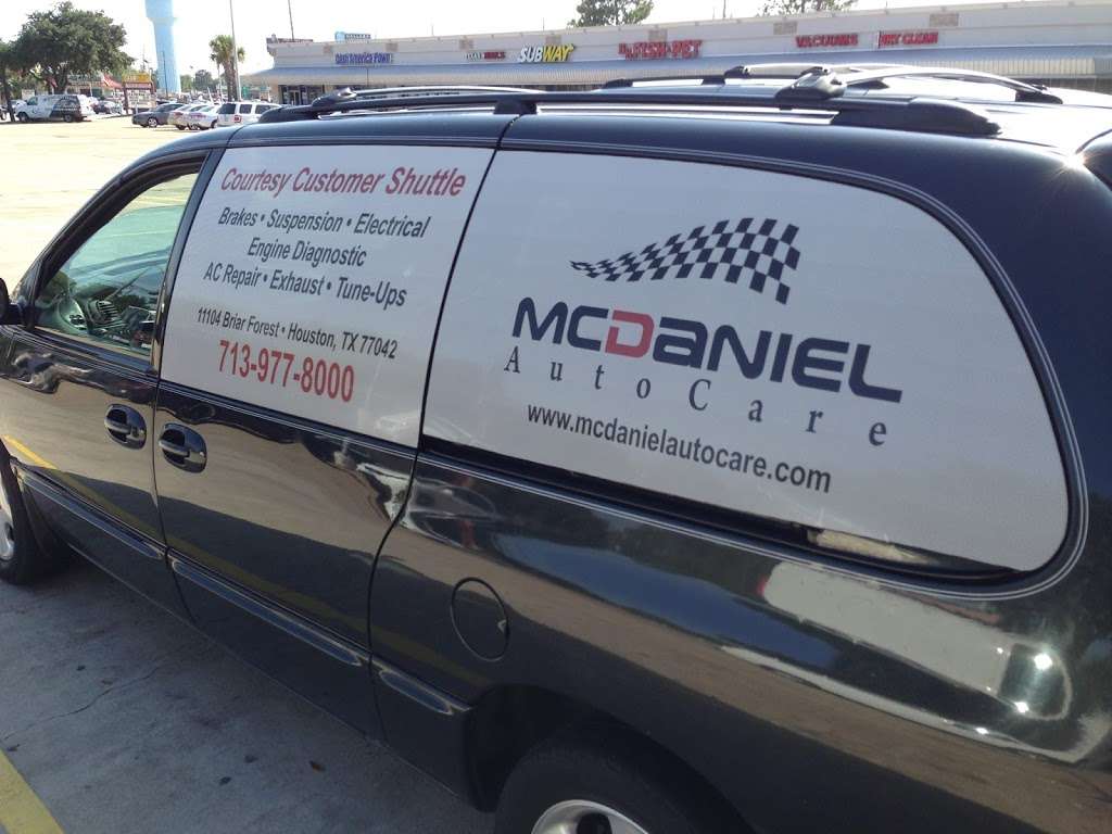 McDaniel Auto Care | 2343 S Kirkwood Rd, Houston, TX 77077, USA | Phone: (281) 497-7900