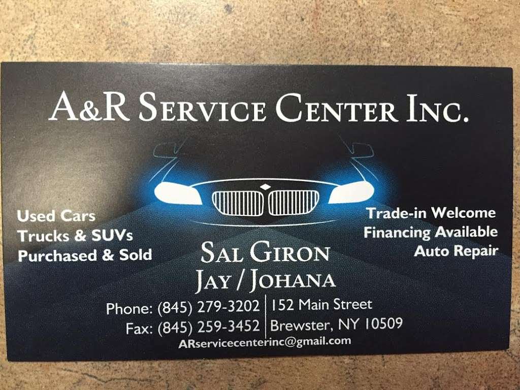 A & R Service Center | 152 Main St, Brewster, NY 10509, USA | Phone: (845) 259-3299