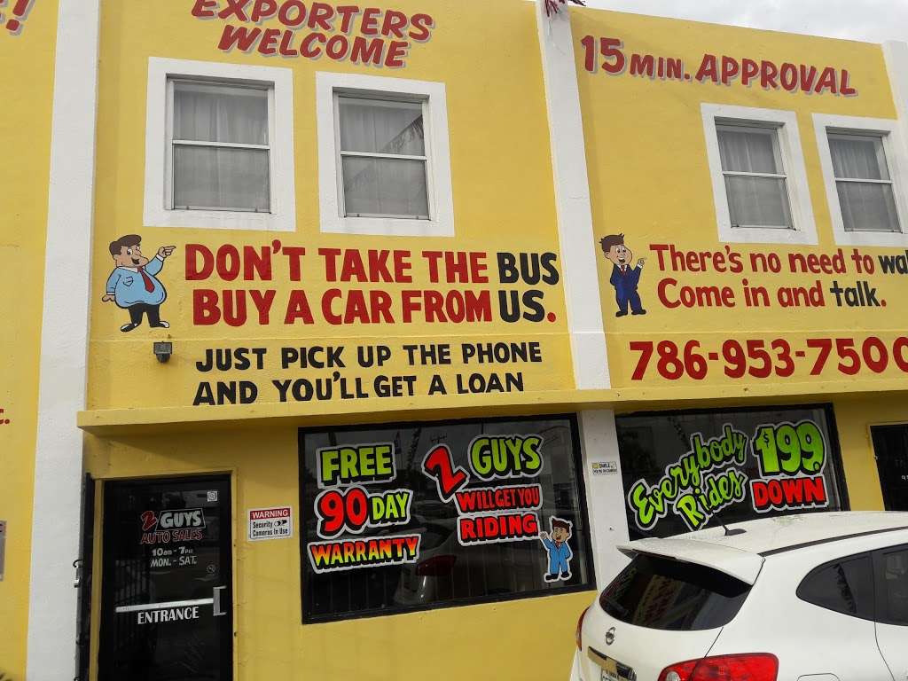 Two Guys Auto Sales | 11311 NW 7th Ave, Miami, FL 33168, USA | Phone: (786) 953-7500