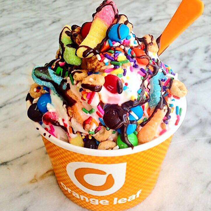 Orange Leaf Frozen Yogurt Grant Road | 12702 Grant Rd, Cypress, TX 77429 | Phone: (832) 559-8325