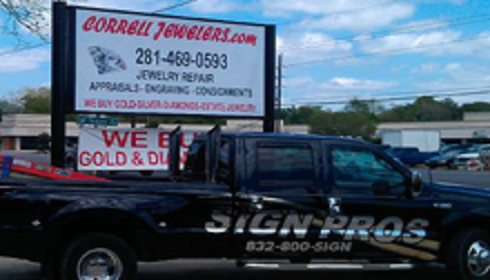 Sign Pros | 16120 East Fwy, Channelview, TX 77530, USA | Phone: (832) 800-7446