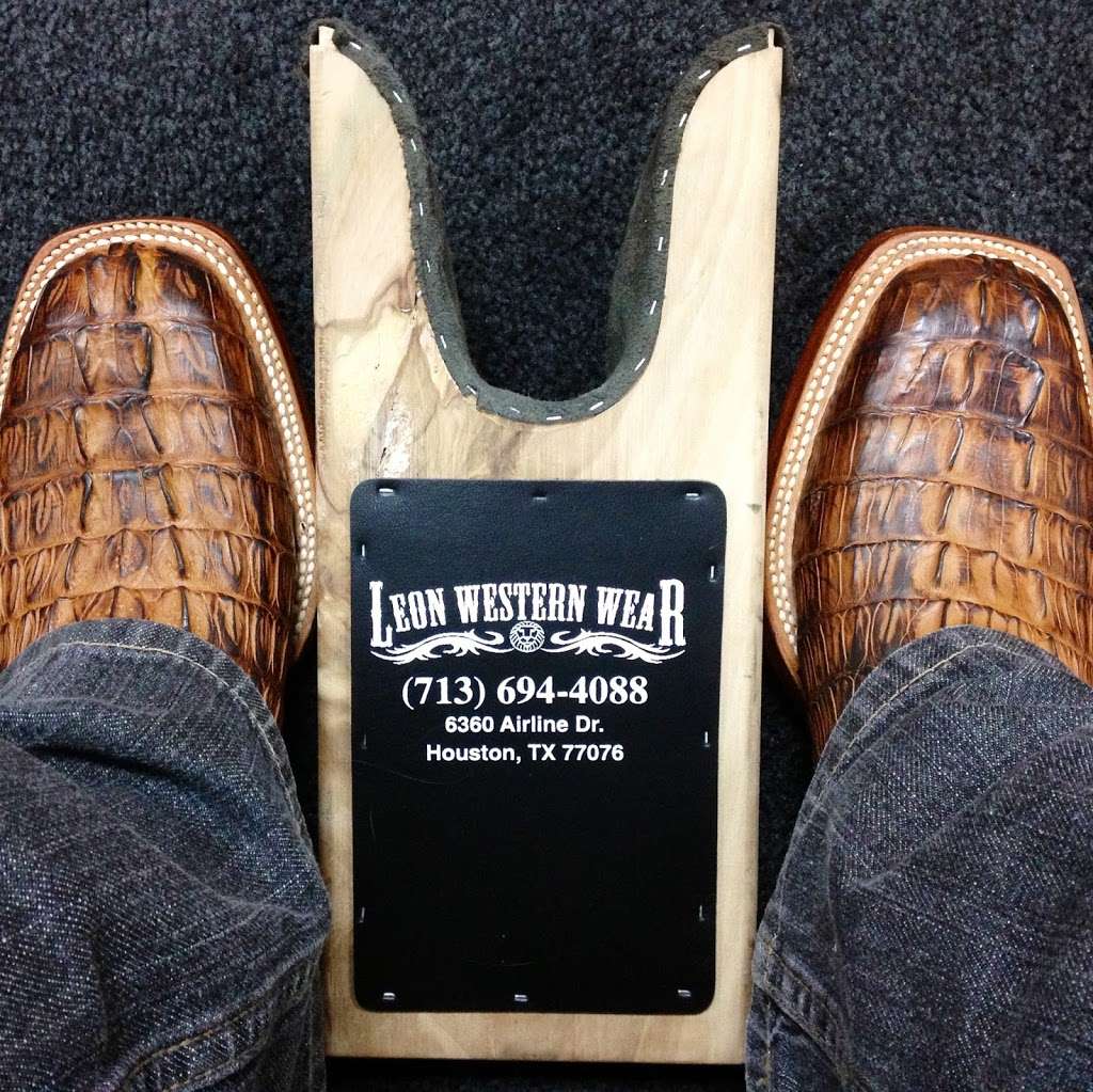 Leon Western Wear | 6360 Airline Dr, Houston, TX 77076 | Phone: (713) 694-4088