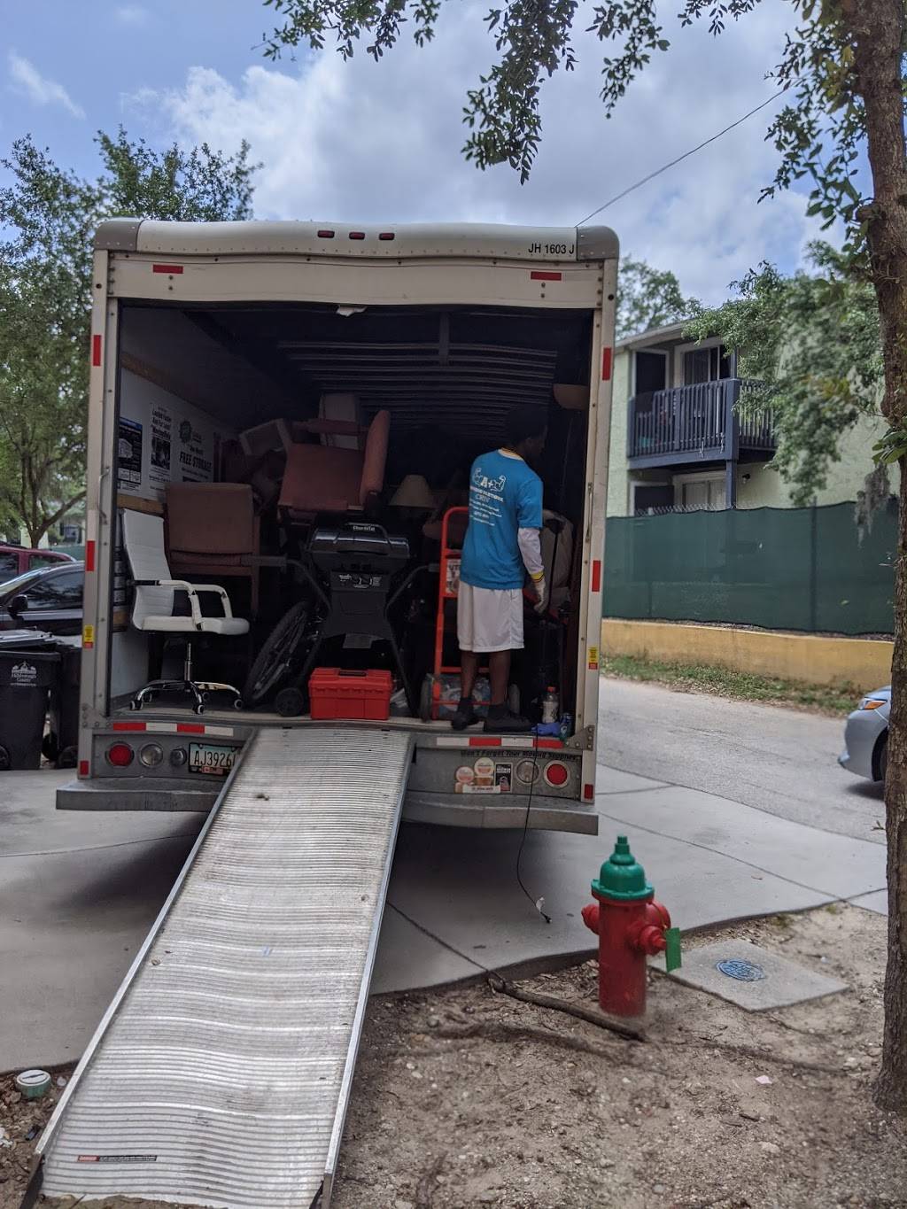 A-Plus Affordable Moving Solutions | 12225 N 56th St, Tampa, FL 33617, USA | Phone: (915) 271-5049