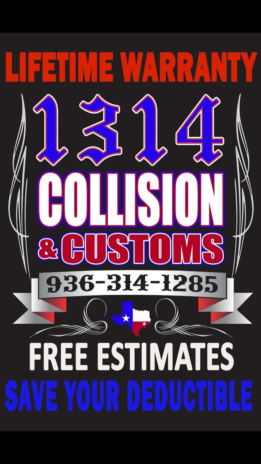 1314 Collision And Customs | 17031 Little Oak St, Porter, TX 77365 | Phone: (936) 314-1285