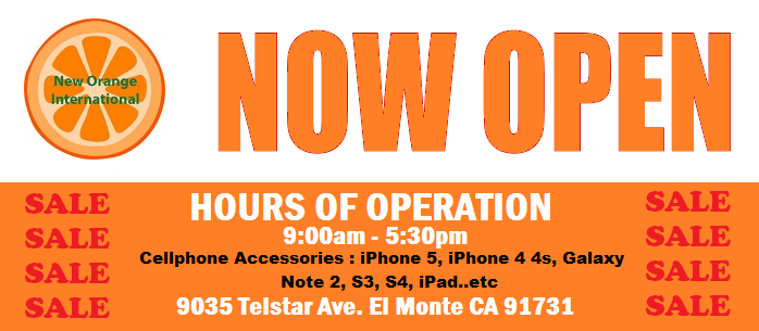 New Orange International | 9035 Telstar Ave, El Monte, CA 91731, USA | Phone: (626) 571-1646