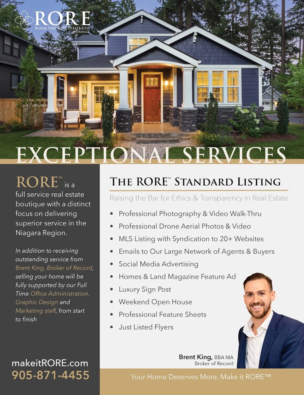 RORE - Royal Oak Real Estate Ltd., Brokerage | 1188 Garrison Rd, Fort Erie, ON L2A 1N8, Canada | Phone: (905) 871-4455