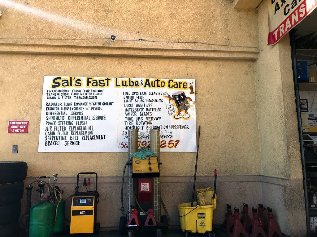 Sals Fast Lube | 10121 Whittier Blvd, Whittier, CA 90606, USA | Phone: (562) 692-7257